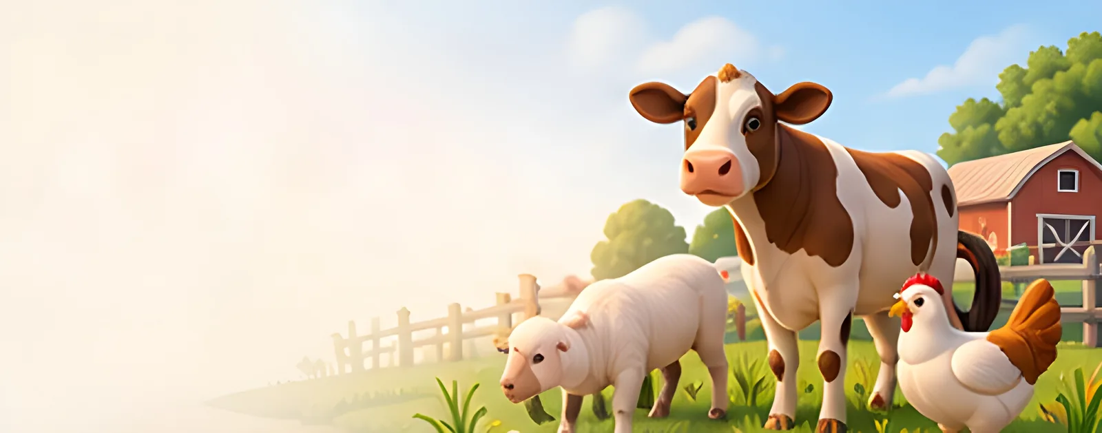 Animale într-o fermă